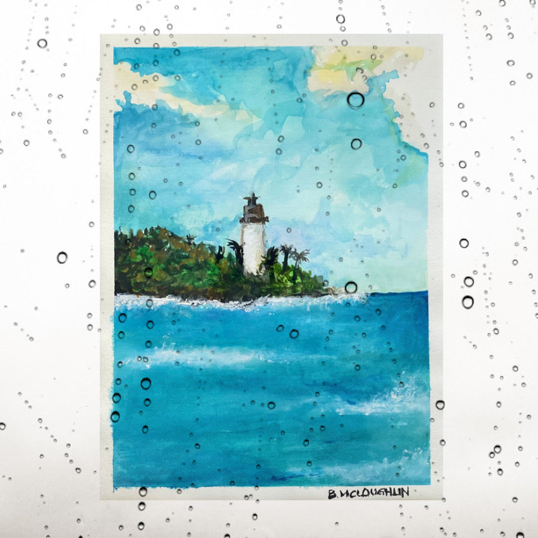 “MDW” Original watercolor on paper