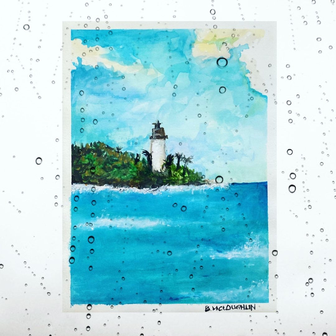 “MDW” Original watercolor on paper