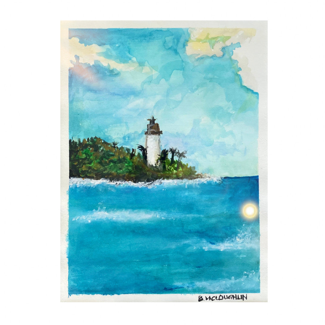 “MDW” Original watercolor on paper