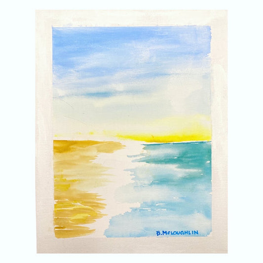 “Winter in florida” Original, watercolor on canvas