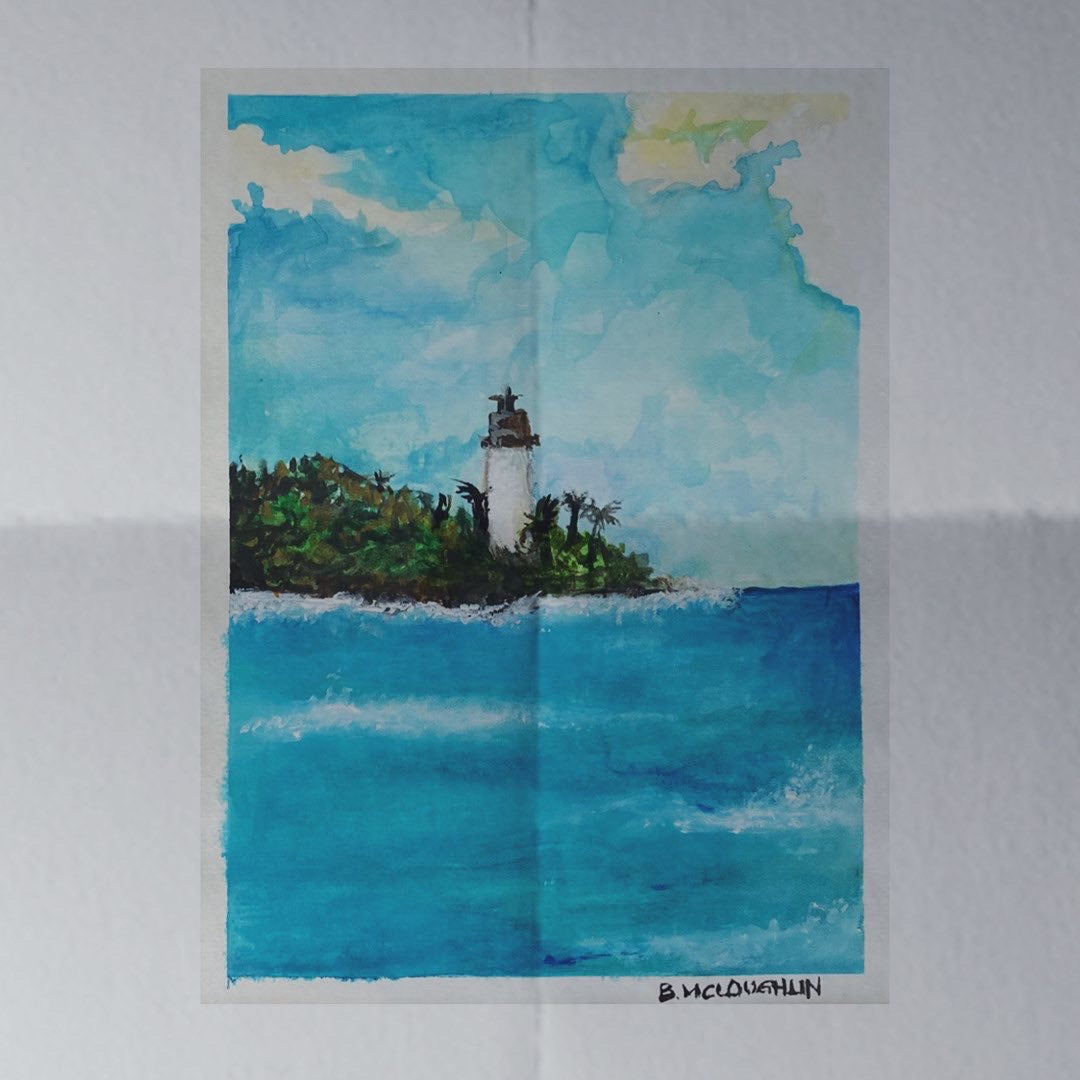 “MDW” Original watercolor on paper