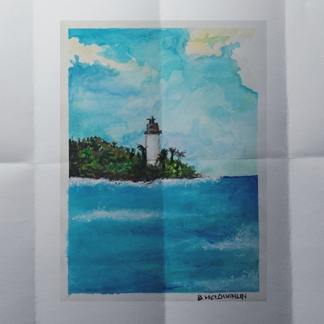 “MDW” Original watercolor on paper